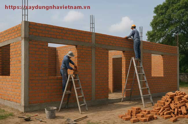 Giá nhân công xây nhà cấp 4 khác với giá xây biệt thự hay nhà tầng Giá nhân công xây nhà cấp 4 khác với giá xây biệt thự hay nhà tầng