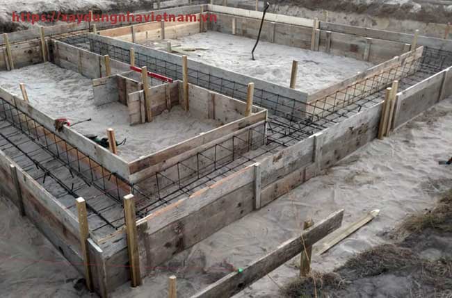 Kết cấu móng nhà cấp 4 và các lưu ý khi xây dựng 2 Móng băng nhà cấp 4 dơn giản