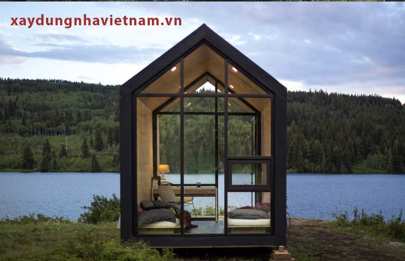 100 triệu có làm được nhà tiền chế hay không? 3 Một ngôi nhà tiền chế giá rẻ ở khu nghỉ dưỡng