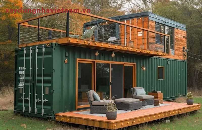 Nhà tiền chế là gì? đặc điểm và giá nhà tiền chế năm 2026 12 Nhà tiền chế dạng container đẹp