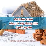 Các lựa chọn công ty xây dựng nhà ở phố uy tín