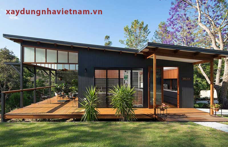 Có nên làm nhà khung thép 1 tầng hay không? 3 Nhà cấp 4 khung thép có phong cách thiết kế hiện đại