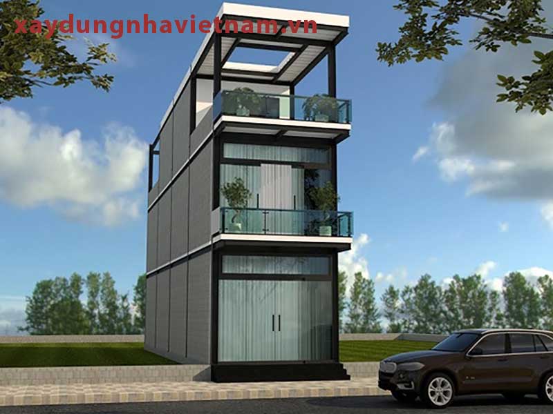 Có nên làm nhà khung thép 3 tầng hay không? 1 Nhà khung thép 3 tầng có độ bền cao