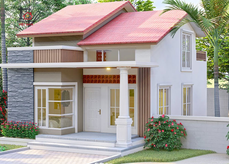 Một mẫu nhà gác lửng đẹp hiện đại