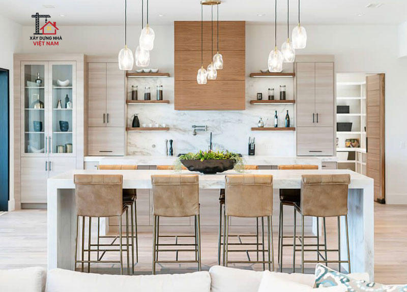 Cách thiết kế phòng bếp đẹp và hiện đại 4 Phòng bếp phong cách Luxury