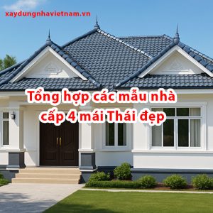 Tổng hợp các mẫu nhà cấp 4 mái Thái đẹp