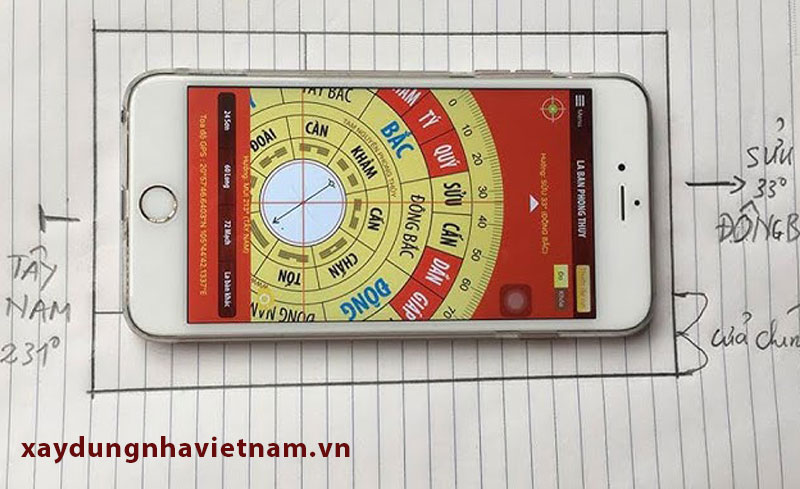 Ứng dụng xem hướng nhà