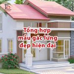 Mẫu nhà gác lửng đẹp hiện đại