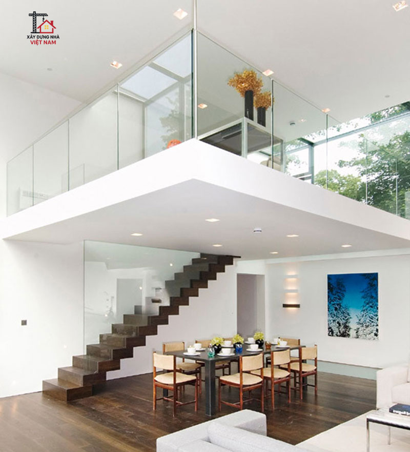 Nhà gác lửng tăng thêm 30 – 50% diện tích, phù hợp với nhà nhỏ hẹp.
