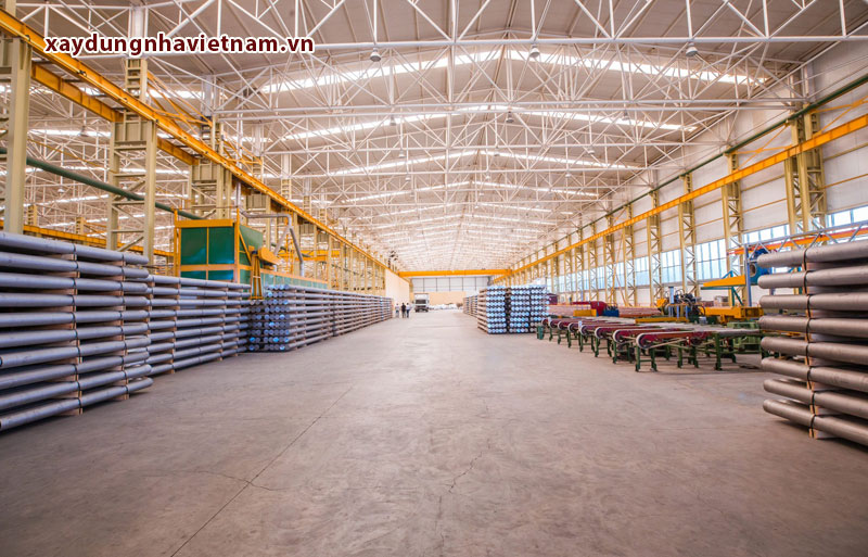 Nhà xưởng tiền chế bằng thép có tuổi tho trên 50 năm