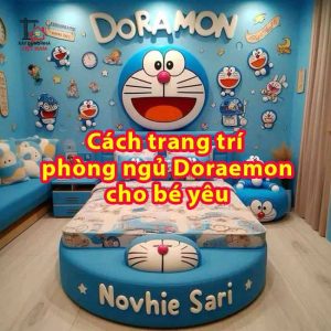 Cách trang trí phòng ngủ Doraemon