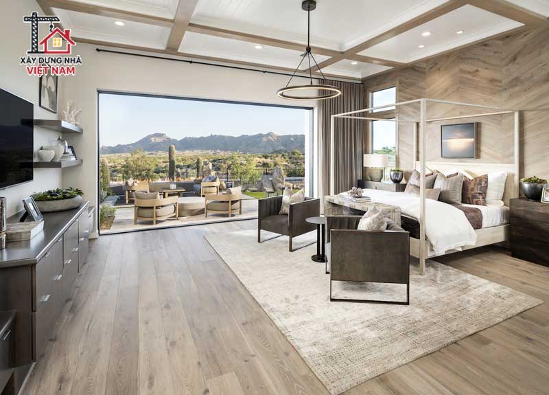Decor phòng ngủ 30m² hiện đại 