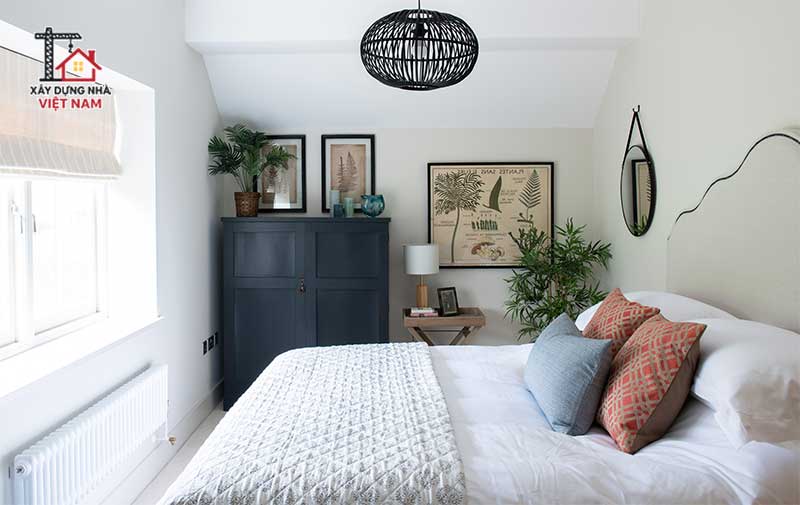 Decor phòng ngủ nhỏ đơn giản nhưng chill 3 Decor phòng ngủ nhỏ đơn giản là không dùng quá nhiều đồ đạc