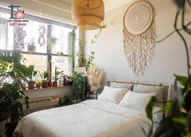 Decor phòng ngủ nhỏ đơn giản nhưng chill 8 Decor phòng ngủ nhỏ theo phong cách Boho