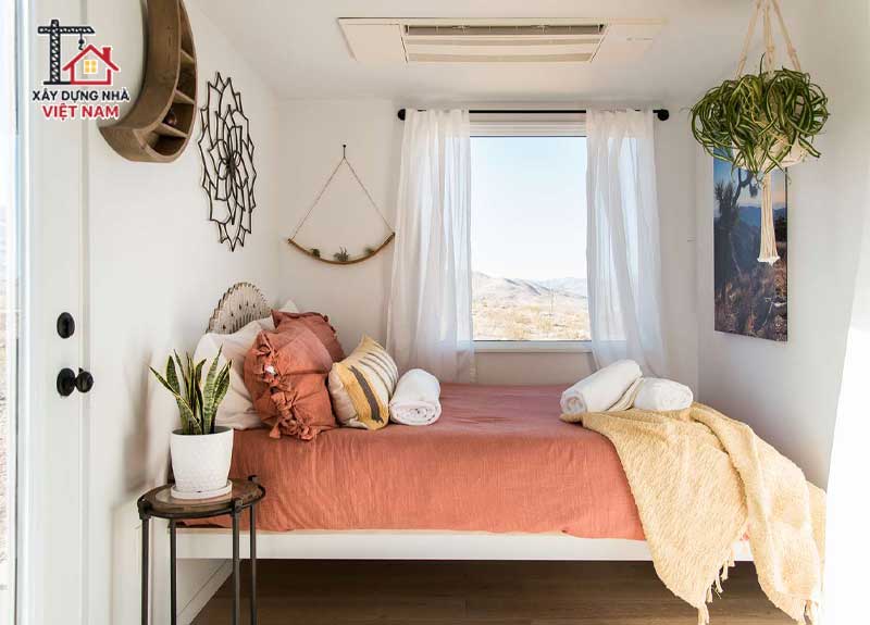 Decor phòng ngủ nhỏ đơn giản nhưng chill 1 Decor phòng ngủ nhỏ để tạo cảm giác rộng dãi
