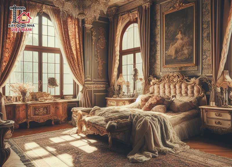 Decor phòng ngủ vintage đầy lãng mạn và hoài cổ 3 Decor phòng ngủ vintage cổ điển