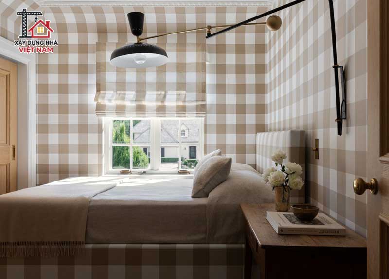 Decor phòng ngủ nhỏ đơn giản nhưng chill 4 Trang trí tường phòng ngủ để tạo chiều sâu không gian