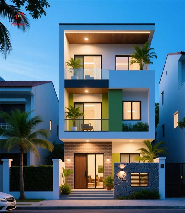 Nhà phố thường có mặt tiền hẹp 