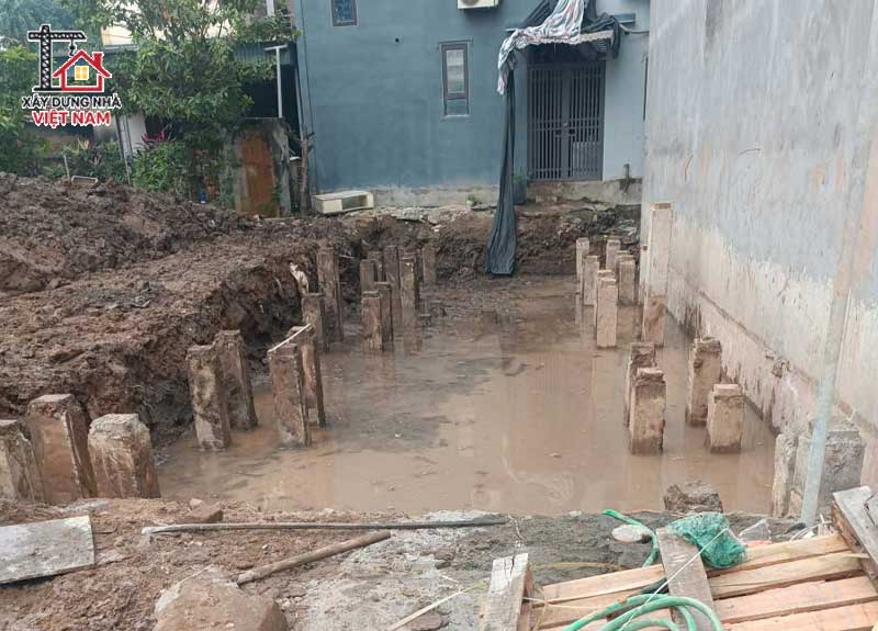 Móng cọc dùng cho nhà 3 tầng đén 6 tầng
